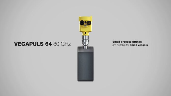 “Giải quyết mọi thách thức trong đo lường chính xác cùng VEGAPULS 64 – Small Process Fittings”
