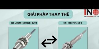 Chia Sẻ Cách Thay Thế Cảm Biến Tiệm Cận Balluff BES002R Bằng AECO SI8-DC2 NPN NO S | Việt Nam Distributor | INO Measure