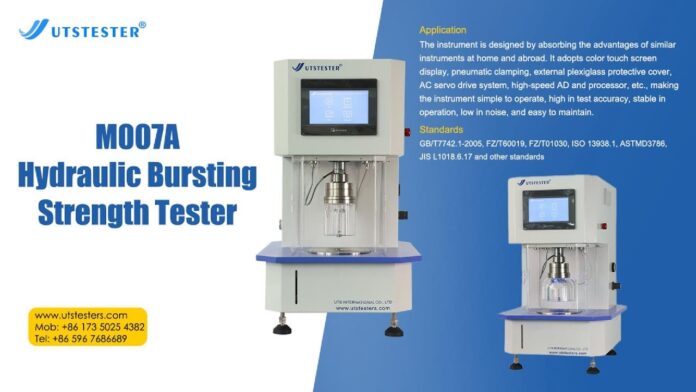 M007A Hydraulic Bursting Strength Tester(Operation) INO Việt Nam | Distributor