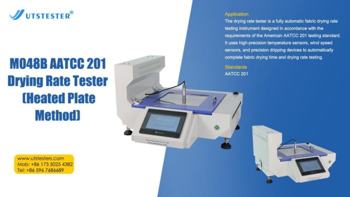“Giới thiệu M048B – Thiết bị kiểm tra tốc độ sấy AATCC 201 theo phương pháp tấm hâm nóng”