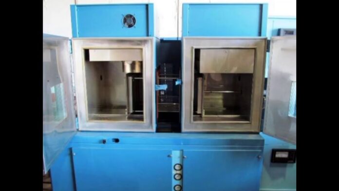 Tận hưởng sự ổn định của thiết bị đo đạc và thử nghiệm nhiệt độ cao với Chamber Test – Thiết bị kiểm tra Thermotron Thermal Shock Dual Test Chamber.