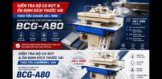 Kiểm Tra Độ Co Rút Của Vải Theo Tiêu Chuẩn JIS L 1096 Trong Ngành Giày Và Dệt May. DAIEI BCG-A80 | Việt Nam Distributor | INO Measure
