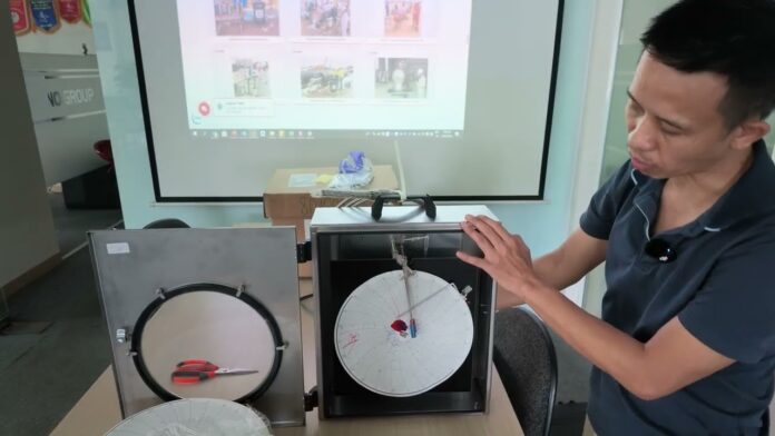 Máy ghi biểu đồ Pressure Chart Recorder: Thiết bị không thể thiếu cho thử nghiệm áp lực Hydrostatic | Việt Nam Distributor | INO Measure