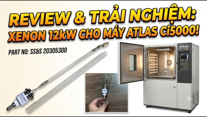 Bóng đèn Xenon 12kW thay thế cho Atlas Weather-Ometer Ci5000 — Solar S&S (SS&S-20305300) | Việt Nam Distributor | INO Measure