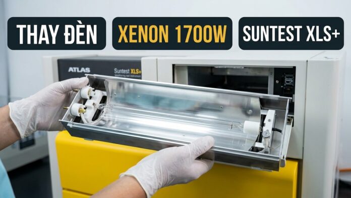 Cung cấp và hướng dẫn thay thế bóng đèn xenon 1700 W cho máy atlas XLS+ | Part No: SS&S: 56079173 | Việt Nam Distributor | INO Measure